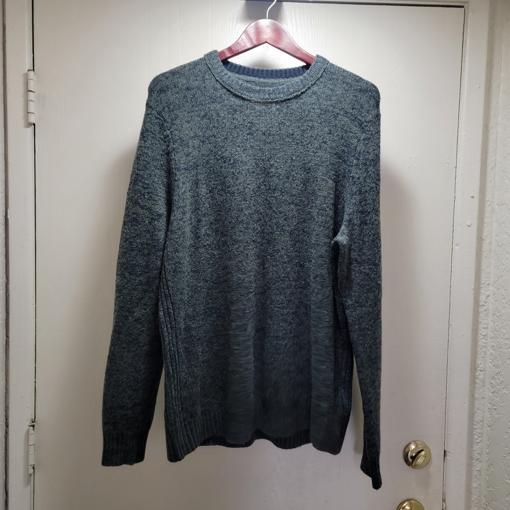 Fat Face Men's Charcoal Green Crewneck Sweater